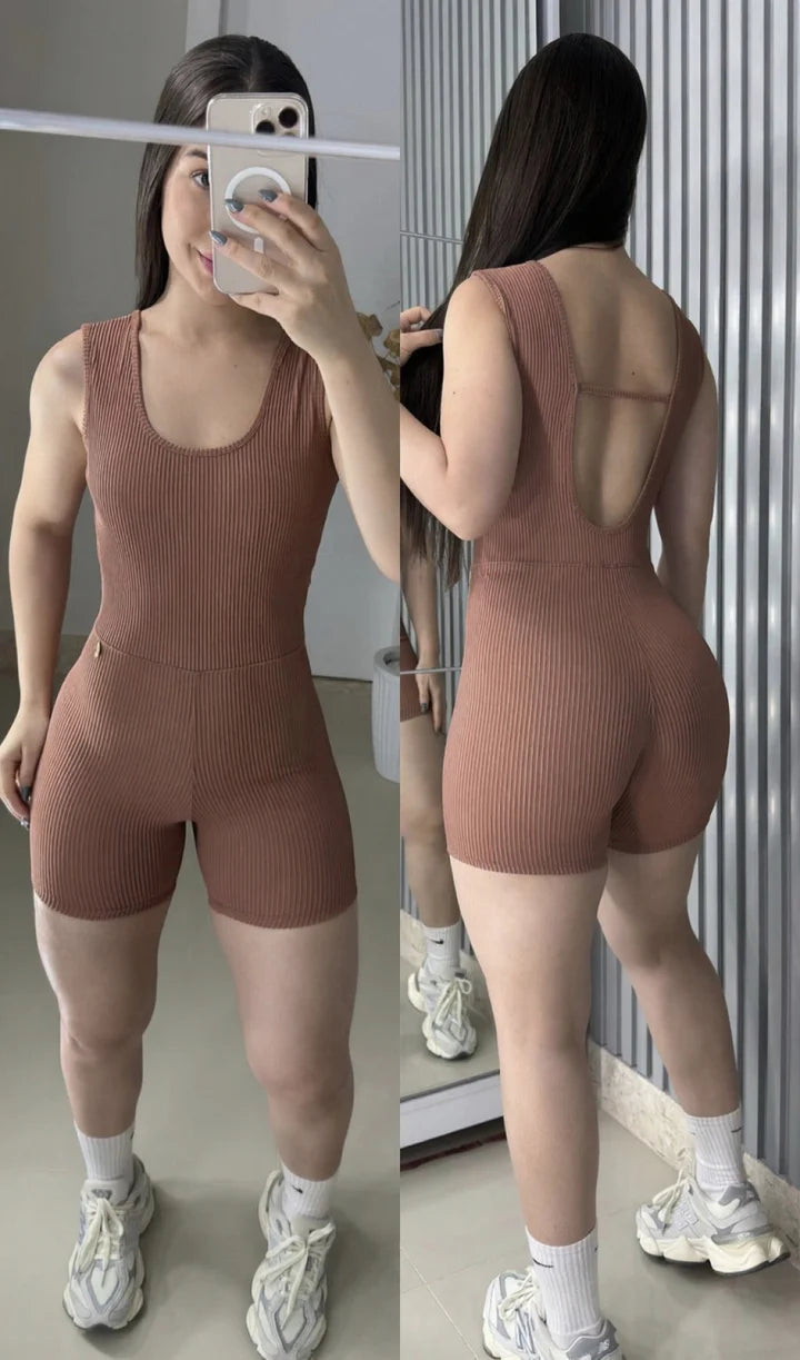 Macaquinho Confort Poliamida Canelado